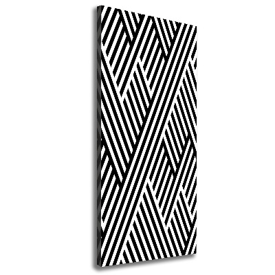 Cuadro canvas decorativo para salón vertical Fondo geométrico