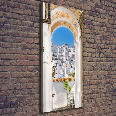 Cuadro moderno en lienzo resistente uv vertical Andalucía España