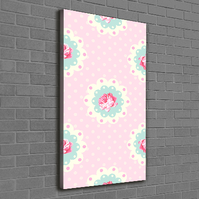 Foto obraz drukowany na płótnie pionowy Róże