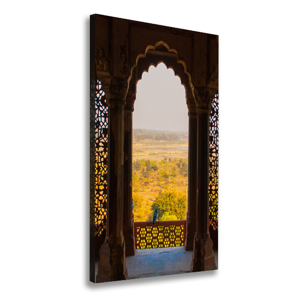 Fotografía en lienzo vertical Fuerte de Agra, India