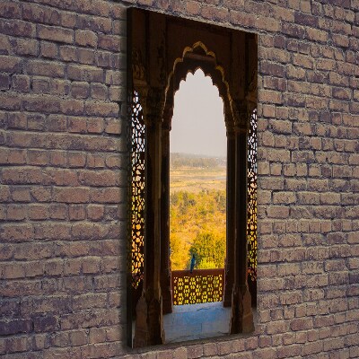 Fotografía en lienzo vertical Fuerte de Agra, India
