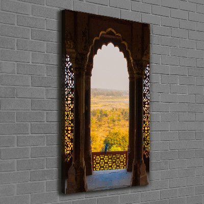 Fotografía en lienzo vertical Fuerte de Agra, India