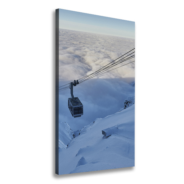 Cuadro moderno en lienzo resistente uv vertical Montaña rusa