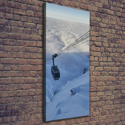 Cuadro moderno en lienzo resistente uv vertical Montaña rusa