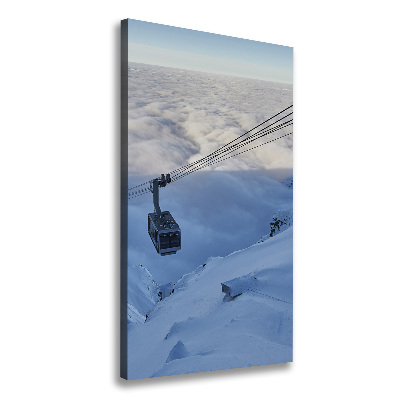 Cuadro moderno en lienzo resistente uv vertical Montaña rusa