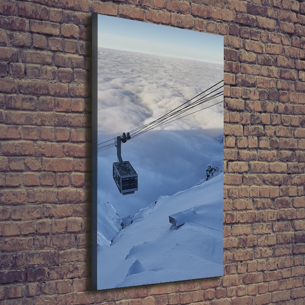 Cuadro moderno en lienzo resistente uv vertical Montaña rusa