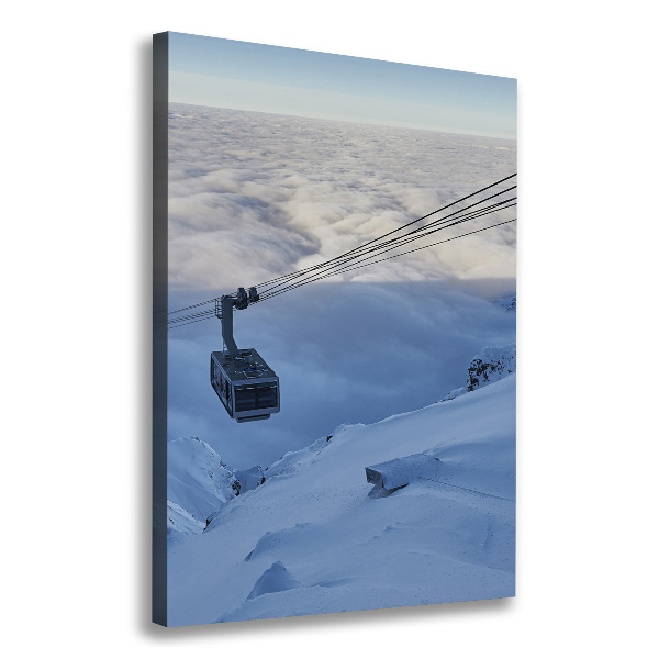 Cuadro moderno en lienzo resistente uv vertical Montaña rusa