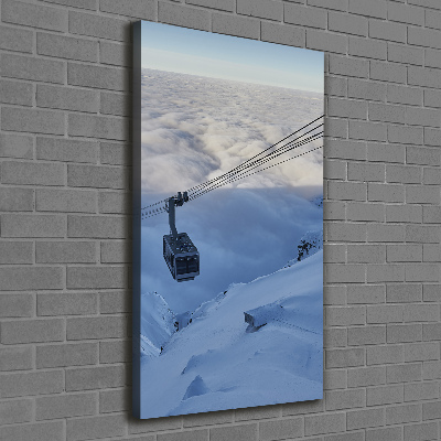 Cuadro moderno en lienzo resistente uv vertical Montaña rusa