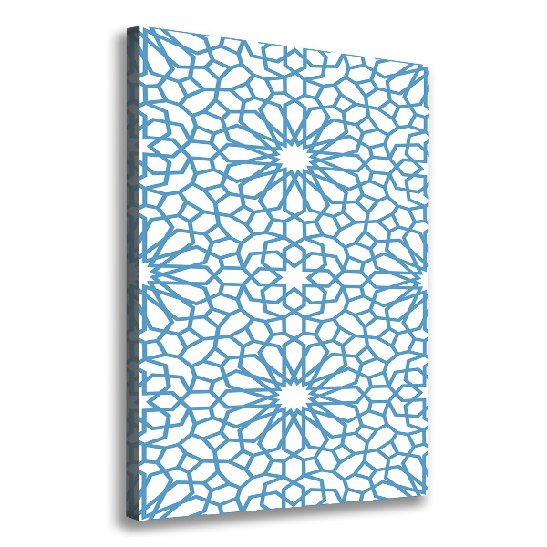 Cuadro canvas decorativo para salón vertical Patrón oriental