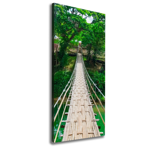 Impresión en lienzo vertical Puente colgante