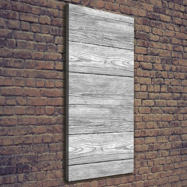 Impresión en lienzo vertical Fondo de madera