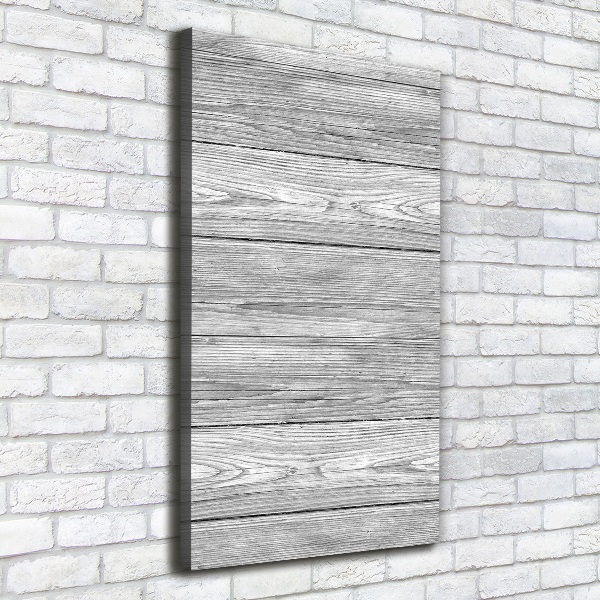 Impresión en lienzo vertical Fondo de madera