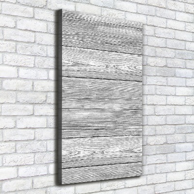 Impresión en lienzo vertical Fondo de madera