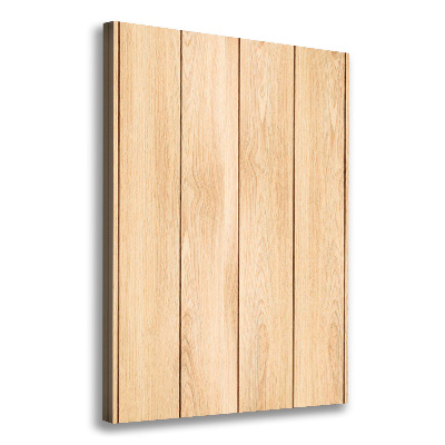 Cuadro canvas decorativo para salón vertical Fondo de madera