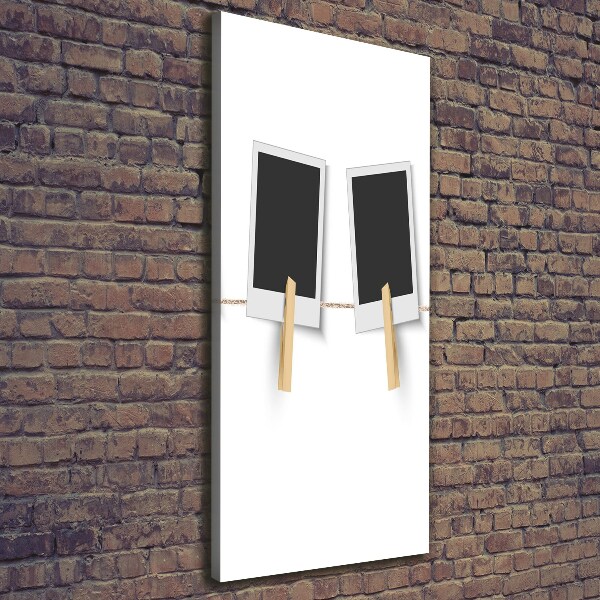 Cuadro canvas decorativo para salón vertical Marcos de fotos