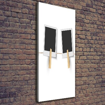 Cuadro canvas decorativo para salón vertical Marcos de fotos