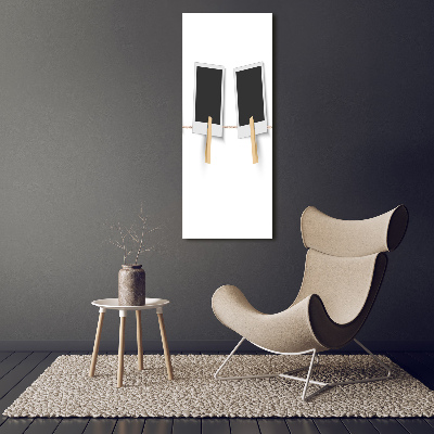 Cuadro canvas decorativo para salón vertical Marcos de fotos