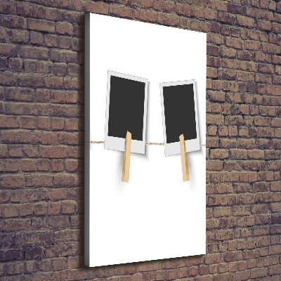 Cuadro canvas decorativo para salón vertical Marcos de fotos