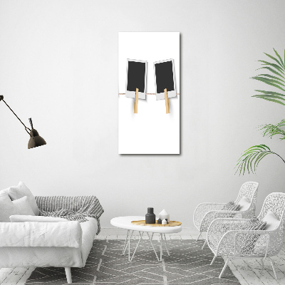 Cuadro canvas decorativo para salón vertical Marcos de fotos