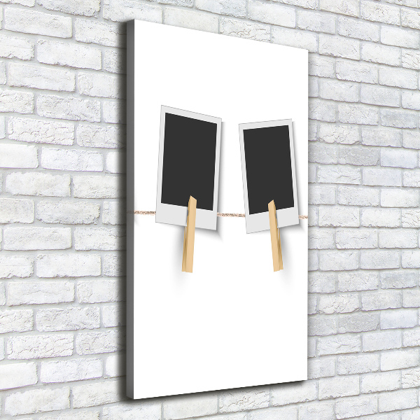 Cuadro canvas decorativo para salón vertical Marcos de fotos