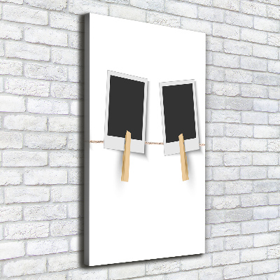 Cuadro canvas decorativo para salón vertical Marcos de fotos