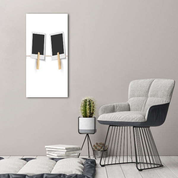 Cuadro canvas decorativo para salón vertical Marcos de fotos