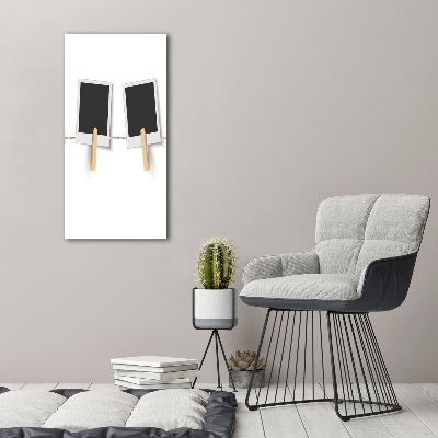 Cuadro canvas decorativo para salón vertical Marcos de fotos