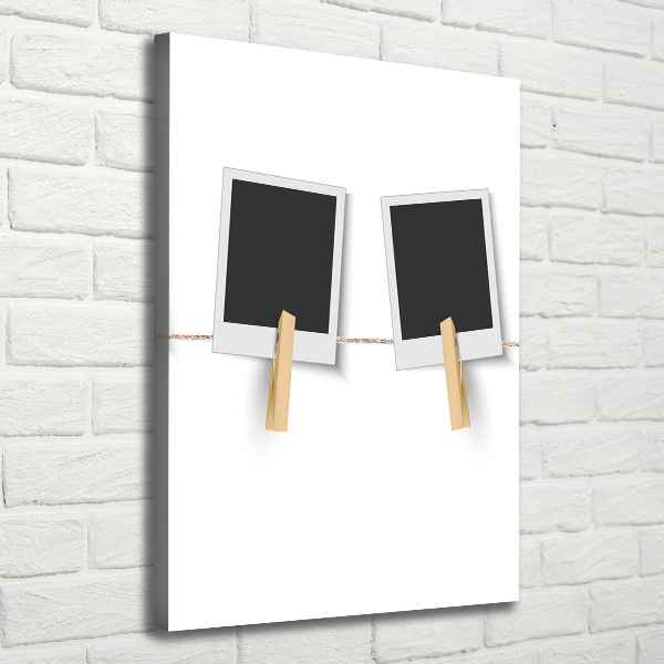 Cuadro canvas decorativo para salón vertical Marcos de fotos