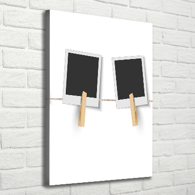 Cuadro canvas decorativo para salón vertical Marcos de fotos