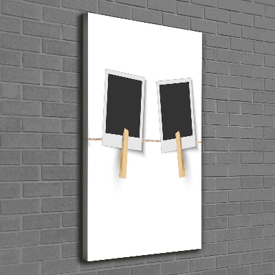 Cuadro canvas decorativo para salón vertical Marcos de fotos