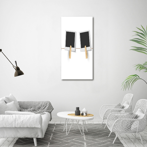 Cuadro canvas decorativo para salón vertical Marcos de fotos