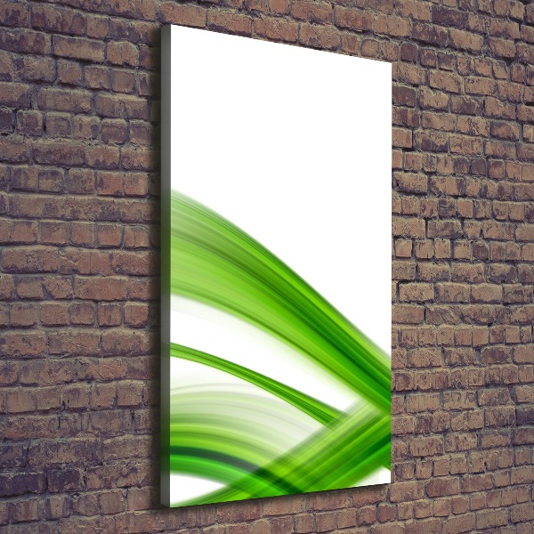 Cuadro moderno en lienzo resistente uv vertical Onda abstracta