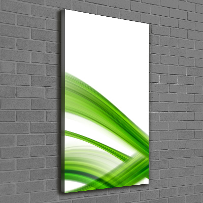 Cuadro moderno en lienzo resistente uv vertical Onda abstracta