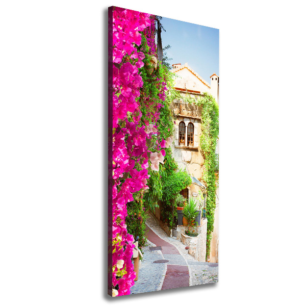 Cuadro moderno en lienzo resistente uv vertical Provenza Francia