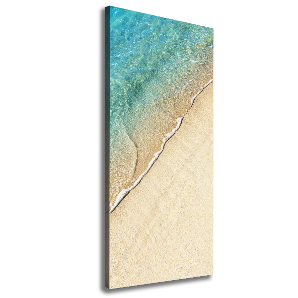 Cuadro moderno en lienzo resistente uv vertical Ola del mar