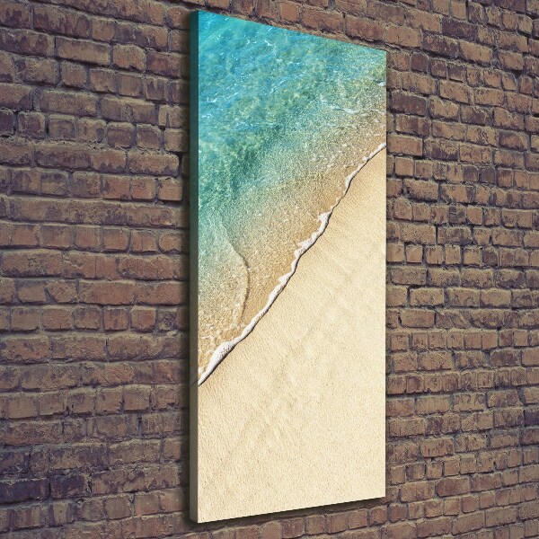Cuadro moderno en lienzo resistente uv vertical Ola del mar