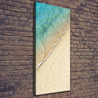 Cuadro moderno en lienzo resistente uv vertical Ola del mar