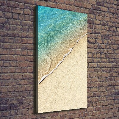 Cuadro moderno en lienzo resistente uv vertical Ola del mar