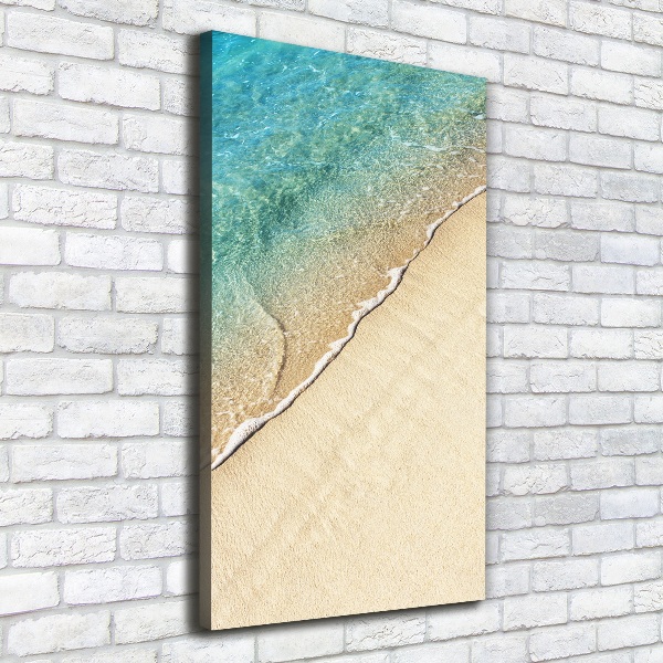 Cuadro moderno en lienzo resistente uv vertical Ola del mar