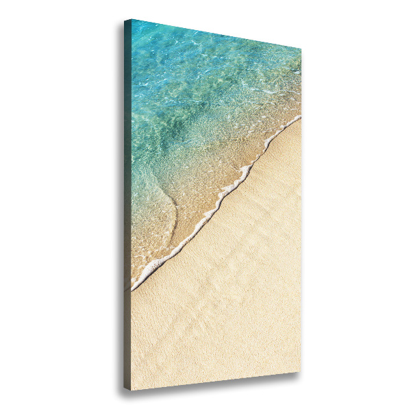 Cuadro moderno en lienzo resistente uv vertical Ola del mar