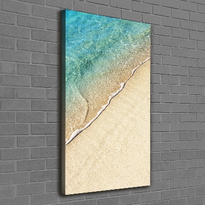 Cuadro moderno en lienzo resistente uv vertical Ola del mar