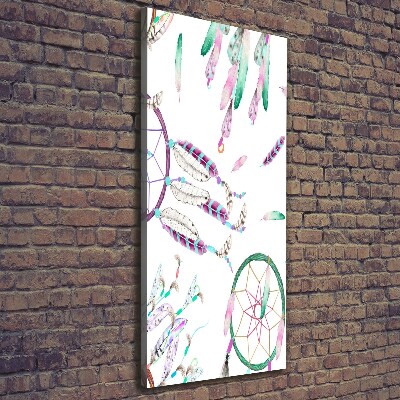 Cuadro canvas decorativo para salón vertical Atrapasueños