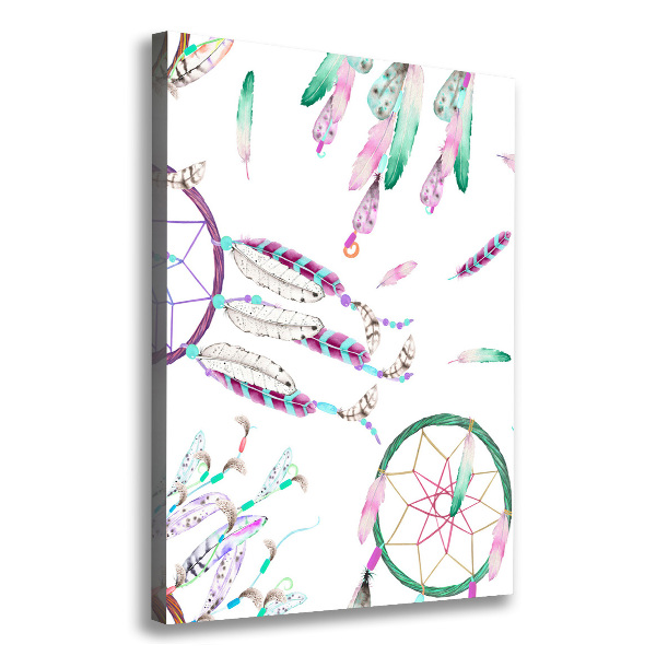 Cuadro canvas decorativo para salón vertical Atrapasueños