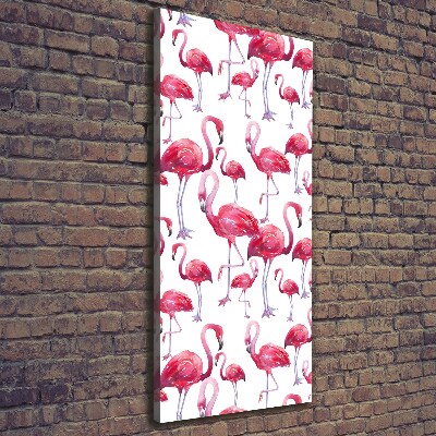 Fotografía en lienzo vertical Flamencos