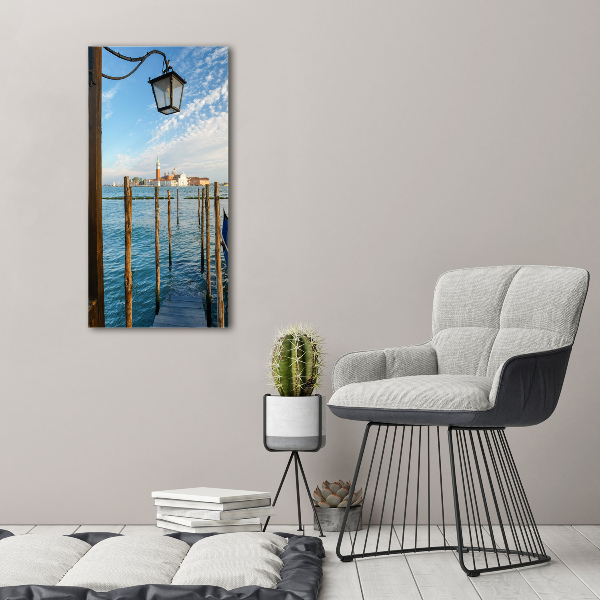 Cuadro moderno en lienzo resistente uv vertical Venecia, Italia