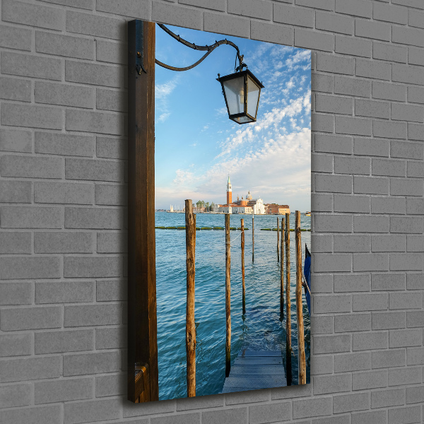 Cuadro moderno en lienzo resistente uv vertical Venecia, Italia