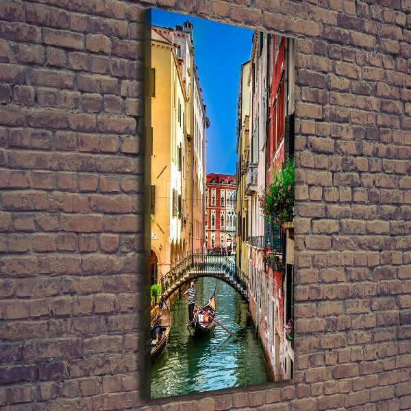 Fotografía en lienzo vertical Venecia, Italia