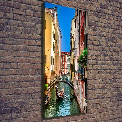 Fotografía en lienzo vertical Venecia, Italia
