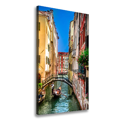Fotografía en lienzo vertical Venecia, Italia