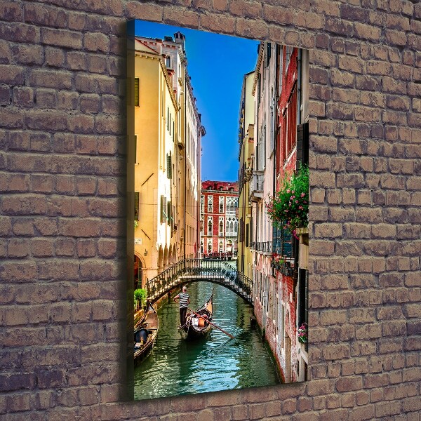 Fotografía en lienzo vertical Venecia, Italia